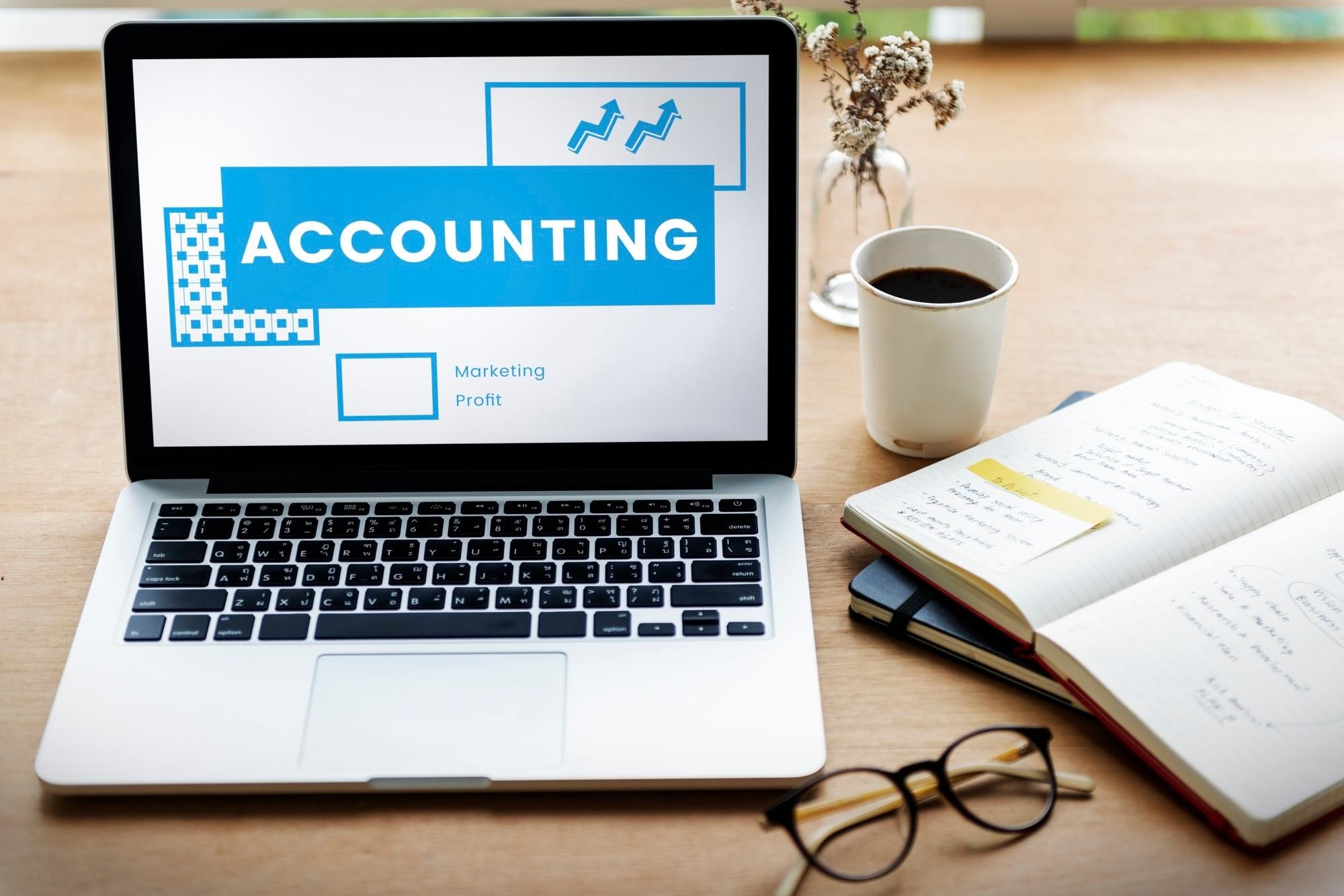 image shows cloud based accounting and bookkeeping outsourcing services